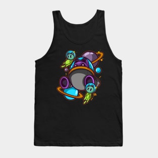 space adventurer cat Tank Top